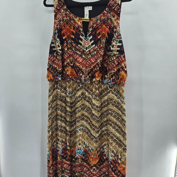 Emma & Michele Dresses & Skirts - Emma & Michele Bohemian Sleeveless Maxi Dress 2x